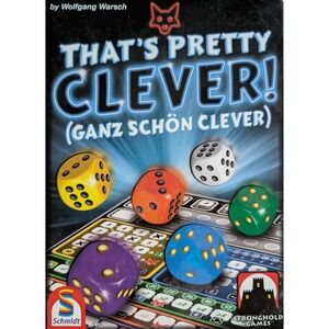 That's Pretty Clever! (Ganz Schon Clever) Boardgame 1-4 players, 8+